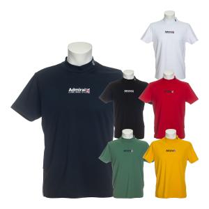 アドミラルゴルフ ゴルフウェア 半袖 ハーフUJ モックネックシャツ メンズ ADMA205