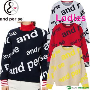 and per se AND PER SE アンパスィ ハイネック 長袖Tシャツ