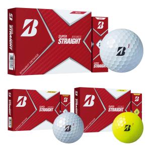 ブリヂストンゴルフ スーパーストレート ゴルフボール 1ダース 12球入 2021年モデル