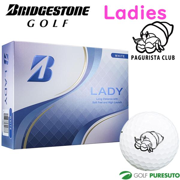 レディース ブリヂストン ゴルフ ゴルフボール LADY 1ダース（12球入）PAGURISTA C...