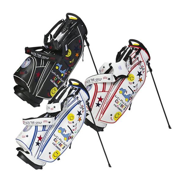 ブルーティーゴルフ BLUE TEE GOLF 9.0型 スマイル＆カートスタンドキャディバッグ  ...