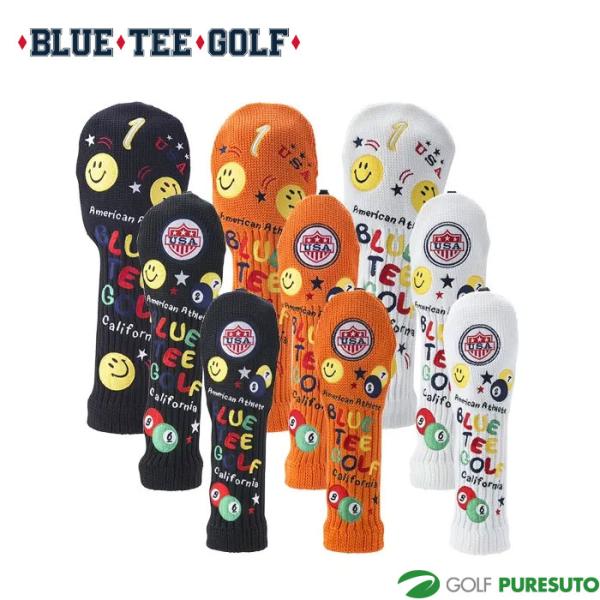 ブルーティーゴルフ スマイル ニット ヘッドカバーHC-018 BTG-HC018 ゴルフアクセサリ...