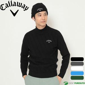 Callaway（キャロウェイ） ゴルフ ロゴジャカード ポリエステル ニット