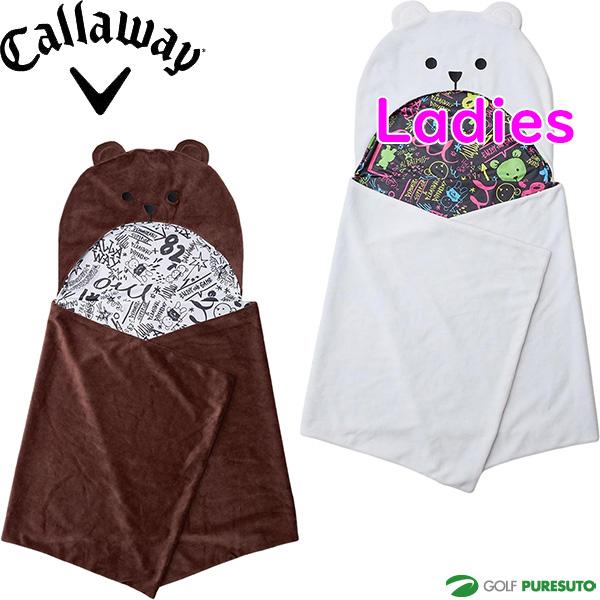 レディース キャロウェイ タオル ベアクールコアタオル C24198201 カラビナ付き かぶりタオ...