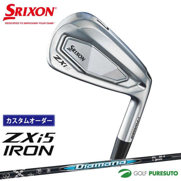 【カスタムオーダー】ダンロップ スリクソン ZXi5アイアン 6本セット（＃5〜9、PW） Diam...