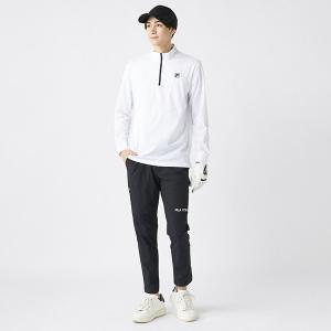 フィラ ゴルフ 長袖 ハーフジップシャツ メン...の詳細画像5