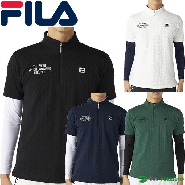 フィラ ゴルフ 半袖 ハーフジップシャツ 長袖 インナーシャツセット メンズ 785-500 トップ...