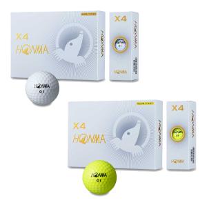 本間ゴルフ HONMA X4 ゴルフボール 1ダース BT1906