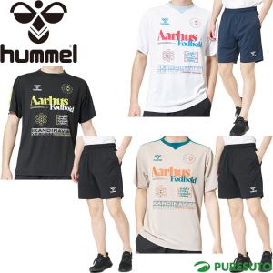 ヒュンメル hummel プラクティス 半袖Tシャツ+ハーフパンツ 上下セット セットアップ メンズ HAP1192／HAP2129P スポーツ トレーニング｜puresuto