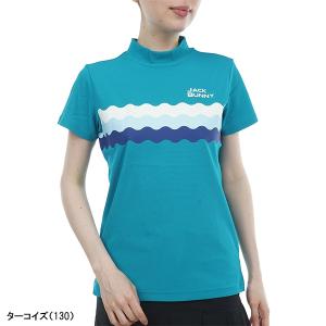 レディース ジャックバニー 半袖 モックネック...の詳細画像1