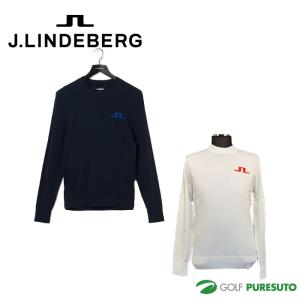 J.LINDEBERG ジェイリンドバーグ 長袖ニットセーター イエロー系 L