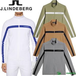 ゴルフウェア　Jリンドバーグ メンズ ショルダーブリッジ ハーフジップ 長袖 ミッドレイヤー 071-34910 094 ターコイズ [2025年秋冬モデル] J.LINDEBERG（ジェイリンドバーグ） セール♪Jリンドバーグ メンズ