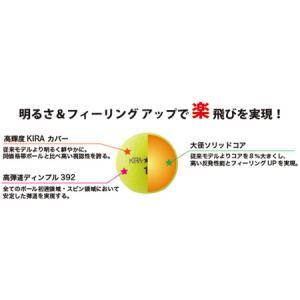 キャスコ KIRA★STAR ゴルフボール 1...の詳細画像3