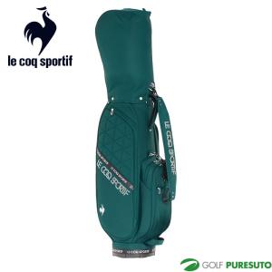【美品】 ルコックスポルティフ キャディバッグ スタンド カーキ le coq sportif GOLF（ルコックスポルティフ ゴルフ） レディース