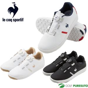 美品 ルコックスポルティフ ゴルフシューズ BOAダイヤル式スパイク 26cm le coq sportif GOLF ルコックスポルティフ ゴルフシューズ