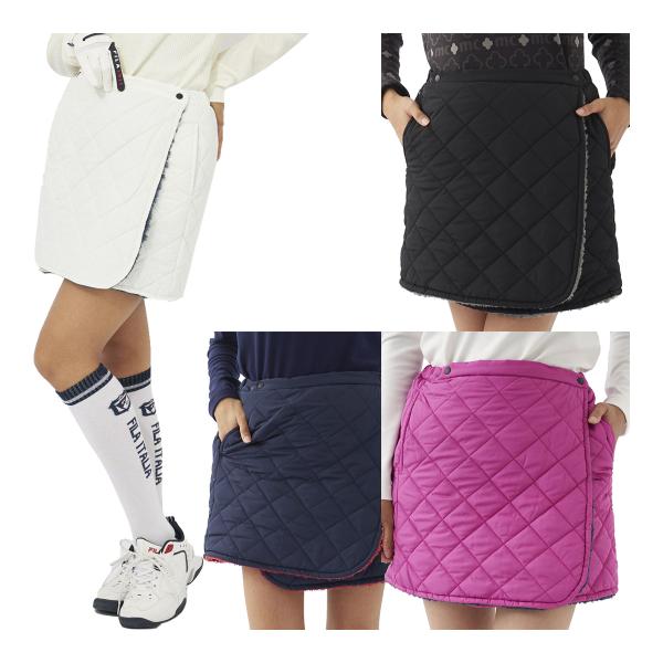 レディース マリ・クレール リバーシブル 巻きスカート フリーサイズ 733-949 ゴルフウェア ...