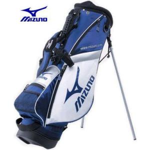 ミズノ Mizuno ジュニア 8.0型 スタンド式 キャディバッグ 45CM-01473 ホワイト...