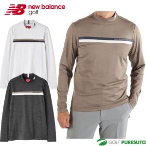 【未使用】ニューバランスゴルフ　フロントロゴモックネック長袖　L NEW BALANCE GOLF ニューバランス 2024年モデル フロントロゴ
