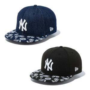 ニューエラ キャップ 9FIFTY ペイズリー エンブロイダリー ニューヨーク・ヤンキース ヘッドウェア 13054510／13054511