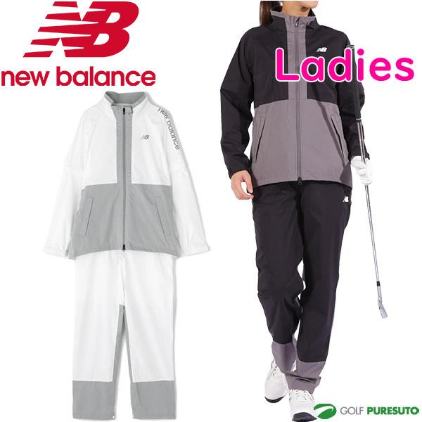 レディース ニューバランス ゴルフ 透湿防水 防風 セットアップ レインウェア 上下セット ジャケッ...