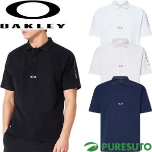 オークリー Oakley 半袖 ポロシャツ メンズ FOA409017 トップス トレーニングウェア スポーツウェア 2026年春夏モデル O-Sync Pack Perf SS Polo 3.0 爆買｜ゴルフ プレスト