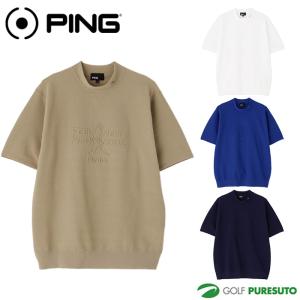 PING（ピン） （メンズ）ゴルフウェア 半袖ハーフジップ 撥水ブルゾン