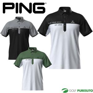 PING ピン 2024年モデル ロゴジャカード ニット ジップ
