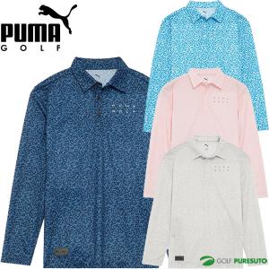 PUMA（プーマ） ゴルフウェア ポロシャツ 長袖 メンズ PC ストレッチ