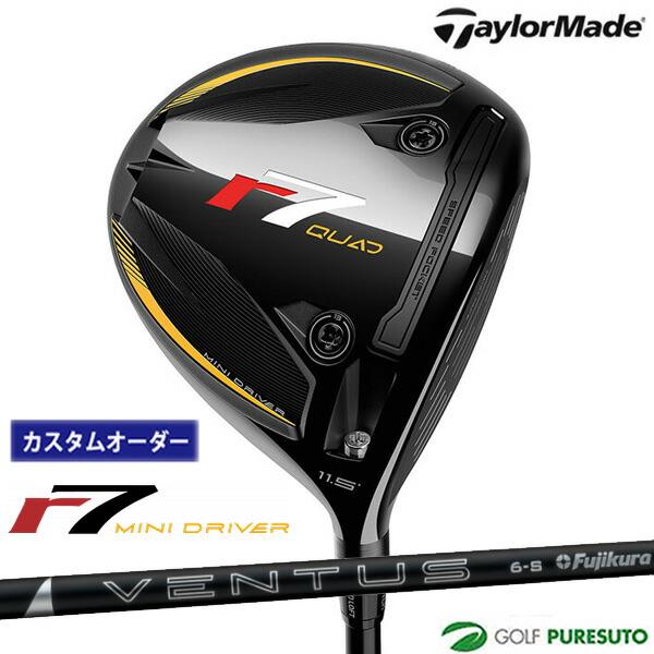 【カスタムオーダー】テーラーメイド r7 Quad ミニドライバー  24 VENTUS BLACK...