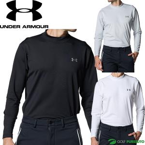 アンダーアーマー 長袖 モックネックシャツ UAトリコット ロングスリーブ メンズ 1381282 2023年秋冬モデル UNDER ARMOUR [CLEARANCE50]｜ゴルフ プレスト