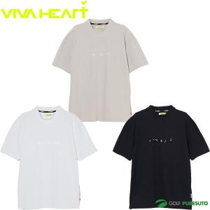 サイズ：50 VIVA HEART ビバハート 011-29444 半袖ポロシャツ ボーダー柄 グレー系 [240101475954] ゴルフウェア メンズ ストスト サイズ：50 VIVA HEART ビバハート 011-29444 半袖ポロシャツ