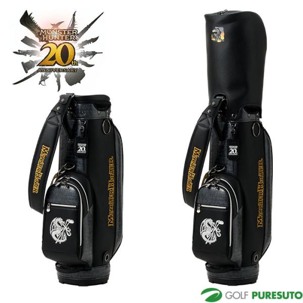 モンスターハンター ゴルフ 9.0型 20周年記念 ミラボレアス キャディバッグ CBMH-201 ...