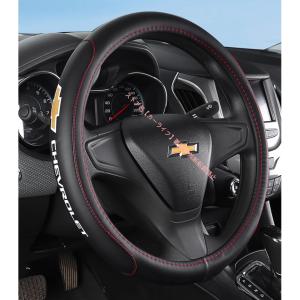 ハンドルカバー シボレー ステアリングカバー 01 CHEVROLET ボウタイ