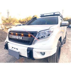 TOYOTAエンブレム トヨタ TOYOTA ランドクルーザープラド 150系 2013-2017年 中期 LED付き フロントグリル 外装カスタム ガーニッシュ