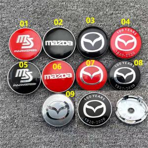マツダ MAZDA MS ホイールセンターキャップ ハブキャップ ホイールカバー センターキャップ バッジ エンブレムステッカー 表直径 約60mm｜カーライフ