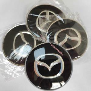 マツダ Mazda【ホイールセンターキャップシール】4枚セット・直径56mm/60mm/65mm可選・防塵・車両美装アイテム ブラック MPV LY3P CX-8/5/3｜カーライフ