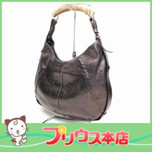 Yves Saint Laurent　イヴサンローラン　モンバサ　ワンショルダーバッグ　レディース　セミショルダー　レザー　本革　6449｜purishonten