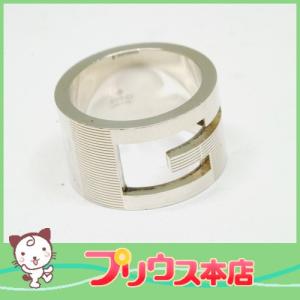 GUCCI　グッチ　SV925　11号　Ｇリング　アクセサリー　指輪　メンズ　レディース　シルバー　6940｜purishonten