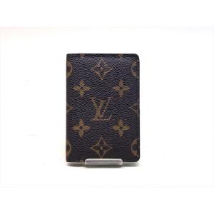 LOUIS VUITTON ルイヴィトン モノグラムオーガナイザードゥポッシュ カードケース パスケース ブラウン 良好品 M60502 9888｜purishonten