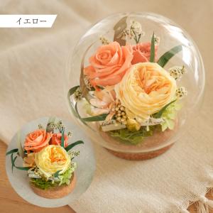 プリザーブドフラワー 花 バラ ドーム 大人っ...の詳細画像2