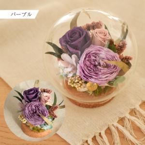 プリザーブドフラワー 花 バラ ドーム 大人っ...の詳細画像3