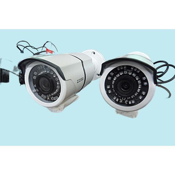 【増設用】防犯カメラ２台セット　230万画素タイプ　20ｍ延長ケーブル２本付き　ＡＣアダプター付き