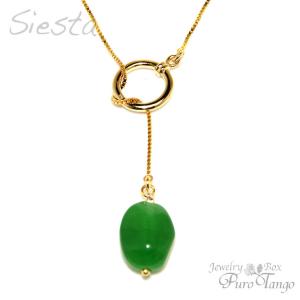 Lucky365 翡翠 ヒスイ 硬玉 幸せのドーナツ型 ペンダントトップ