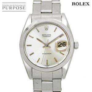 ロレックス ROLEX オイスター デイト プレシジョン 6694 1番 手巻き ヴィンテージ メンズ 腕時計 シルバー 文字盤 アンティーク ウォッチ