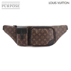 未使用 展示品 ルイ ヴィトン LOUIS VUITTON モノグラム マカサー クリストファー バム バッグ ボディ ウエスト ポーチ ブラック M45337 Bum Bag