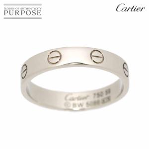 カルティエ Cartier ミニラブ #59 リング K18 WG ホワイトゴールド 750 指輪 Mini Love Ring 90158273