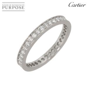 カルティエ Cartier バレリーナ #50 リング ダイヤ Pt プラチナ 指輪 フルエタニティ...