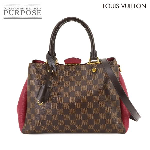 ルイ ヴィトン LOUIS VUITTON ダミエ ブリタニー 2way ハンド ショルダー バッグ...