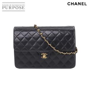 未使用 展示品 シャネル CHANEL マトラッセ チェーン ショルダー バッグ レザー ブラック ...