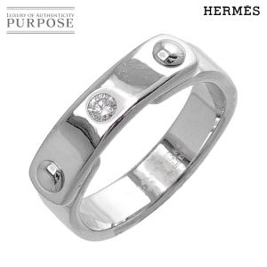 エルメス HERMES トゥーユー #53 リング ダイヤ 1P ホワイトゴールド 750 指輪 To You Diamond Ring 90210644｜purpose-inc